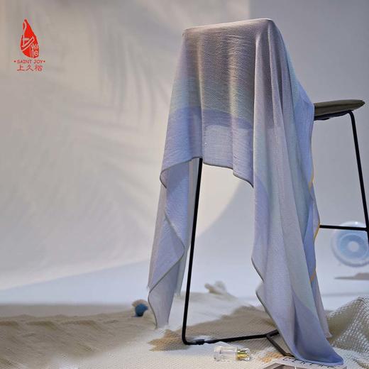 SAINTJOY/上久楷 羊毛围巾  披肩  羊毛 人字纹多彩缤纷格PJS23015 商品图13