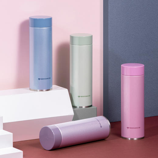 永利汇茶具保温杯女士高颜值316不锈钢便携茶杯大容量车载水杯 商品图1