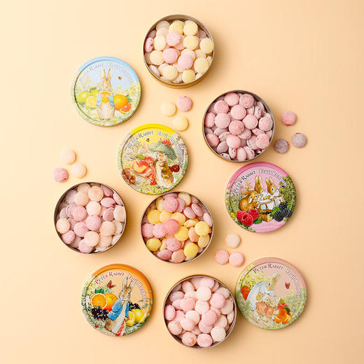 比得兔啵啵双味/柑橘味果汁糖果150g 多重惊喜层次分明清新甜美果味 060837-3/060837-2 商品图1