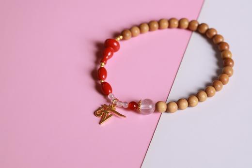 LSTX0204°印度老山檀香|朱砂葫芦手链手串 商品图0