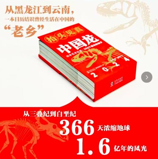 2024中国龙 科学艺术日历 抬头见喜礼盒装 【高清科学艺术复原图，PNSO团队呈现】 商品图1