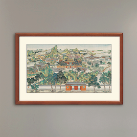 《红楼梦》绘本原作高清复刻框画