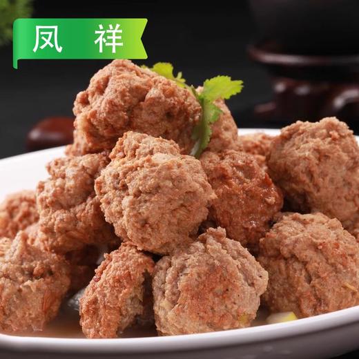 凤祥食品马蹄木耳肉丸500g/小袋 2.5kg/大袋 4袋/件（10g/个） 商品图2