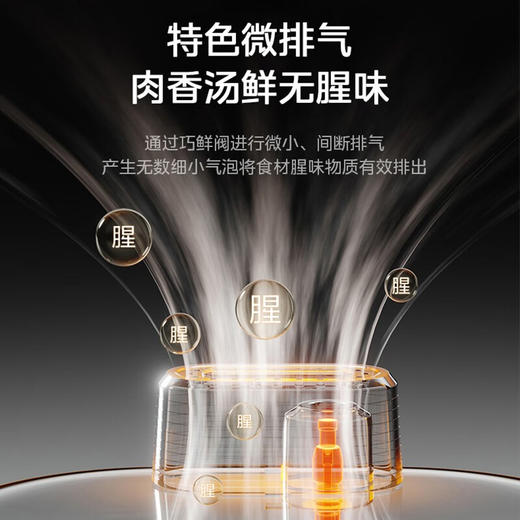 美的（Midea） 电压力锅智能高压锅一锅双胆多功能5L压力锅WiFi互联预约定时自动控压 商场同款 YLC555 商品图3