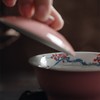 永利汇凤仙粉精工釉下粉彩杏露手绘盖碗三才碗功夫茶具泡茶碗手工 商品缩略图3