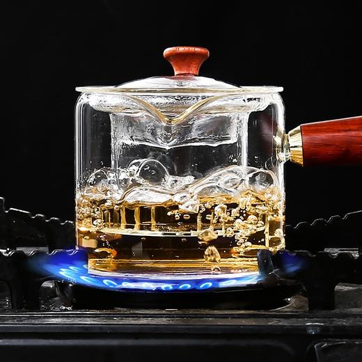 永利汇玻璃公道茶滤一体茶漏侧把分茶器茶具泡茶壶煮茶水分离杯 商品图1