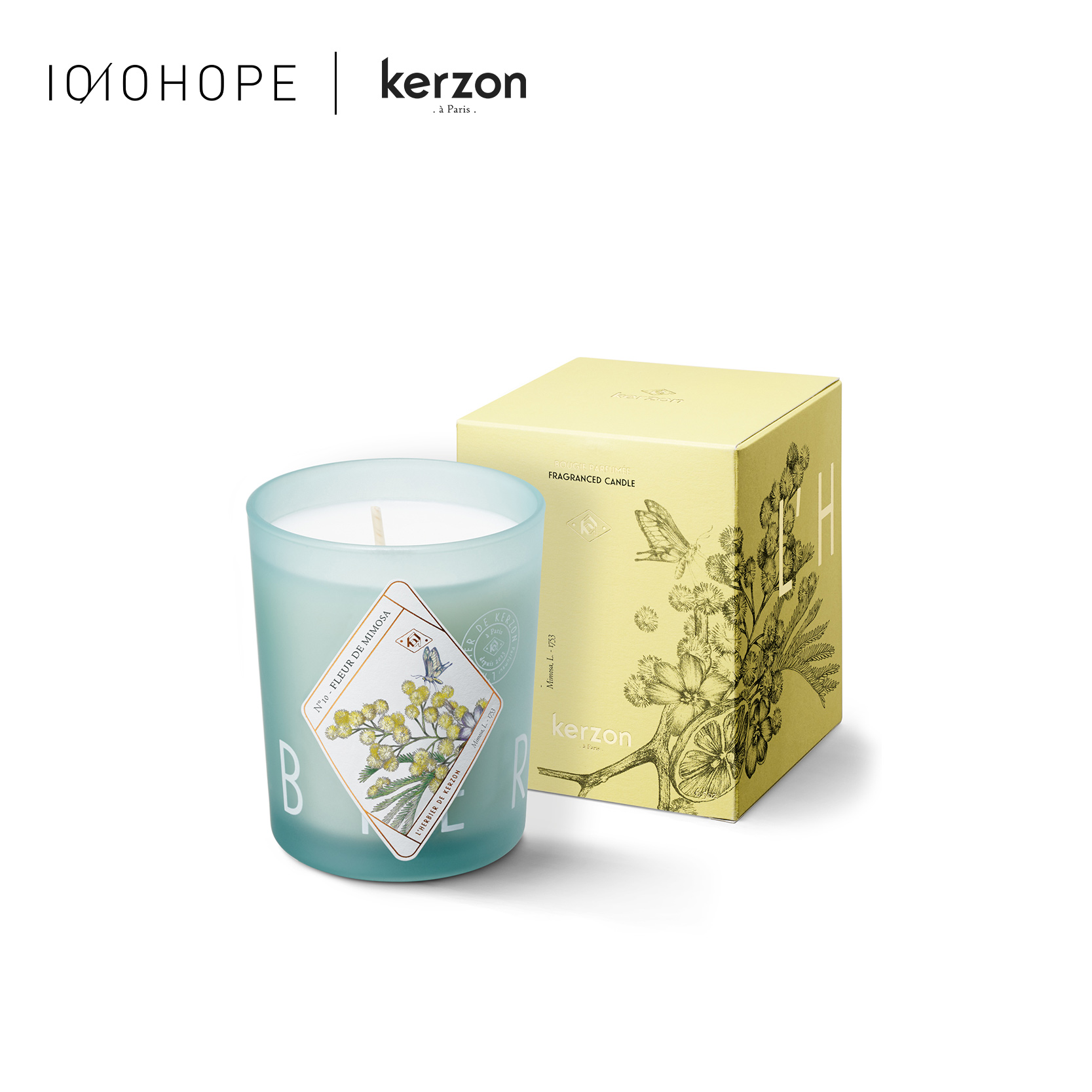 KERZON 含羞草花植物香氛蜡烛190g【国内发货】