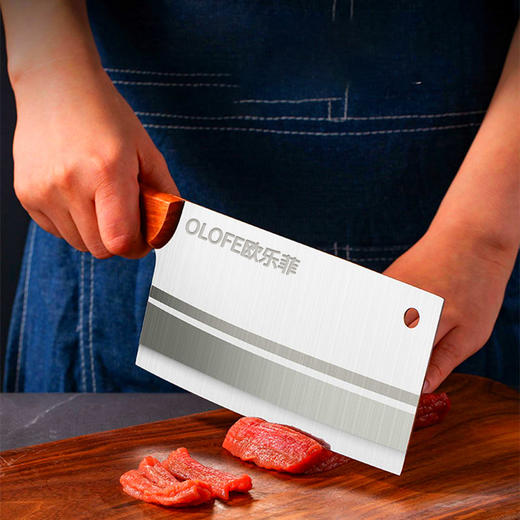 【官方正品保证】	欧乐菲老关东利锋切片刀砍骨刀三件套-OLOD-LZ 商品图4