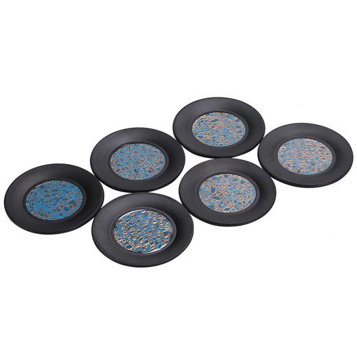 永利汇仿大漆电木茶托杯垫功夫茶具配件茶道零配日式茶杯垫茶垫 商品图4