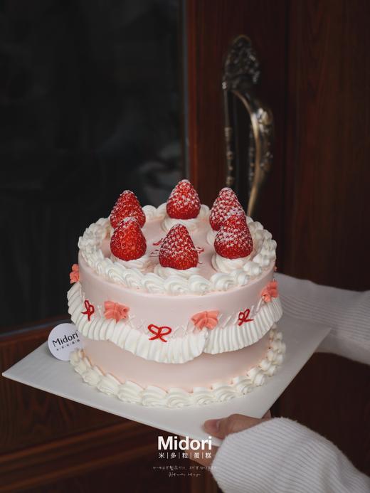 手绘草莓蛋糕·低卡糖 | Midori 商品图0