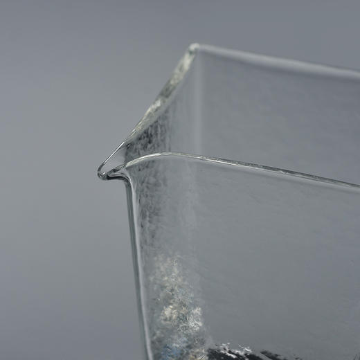 永利汇四方锤目纹耐热玻璃公道杯公杯小号茶海分茶器功夫茶具配件 商品图3