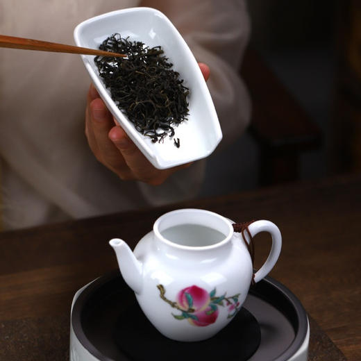 永利汇茶荷赏茶盒禅意精致功夫茶道配件漏茶评碗茶艺茶则投茶器 商品图2
