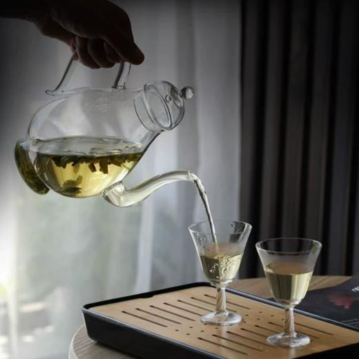 永利汇中式典雅复古美人壶清欢泡茶壶套装花茶多用一壶二杯酒壶文人玻璃 商品图3