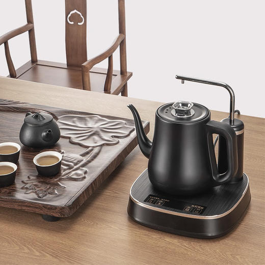 永利汇全自动上水电水壶茶台抽水泡茶壶家用恒温煮保温整套茶具 商品图3