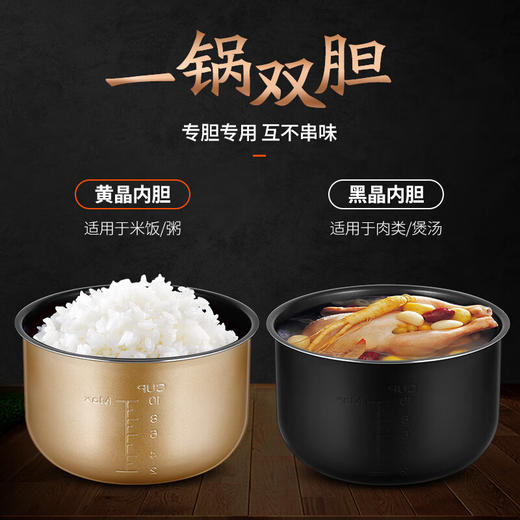 美的（Midea）电压力锅5L双内胆MY-CS5018P家用定时预约底盘加热一键排气70kpa压力PCS5018P 支持一件代发 商品图2