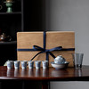 永利汇功夫茶具陶瓷中式套装家用简约客厅盖碗茶杯桐木礼盒盒装 商品缩略图0