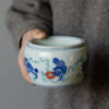永利汇仿古青花建水陶瓷茶道配件茶洗小水洗干泡茶席废水缸茶海 商品缩略图0