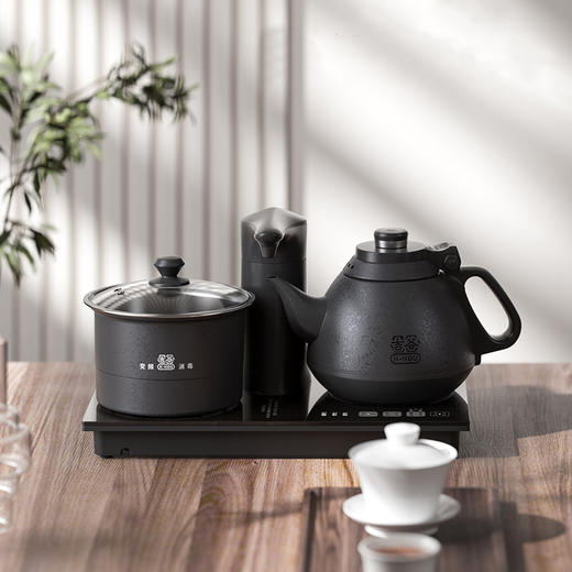 永利汇吉谷茶台煮水壶泡茶专用智能恒温全自动上水嵌入式水壶整套茶具 商品图1