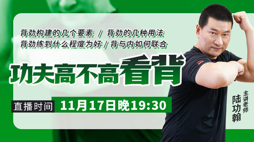 11月17日内部直播【功夫高不高看背】 商品图0