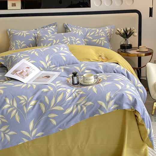 【紫韵家纺】“风中倩影”全棉加厚四件套/ZY-TG1660 商品图6