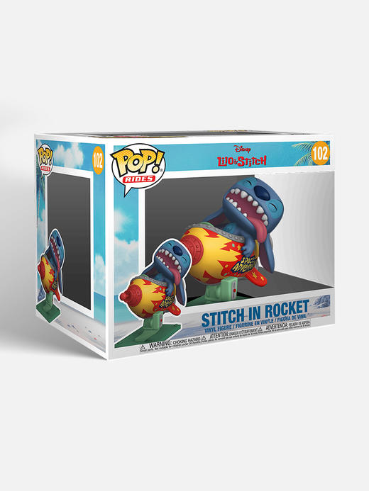 Funko POP Rides Lilo ＆ Stitch Stitch in Rocket动画 星际宝贝POP Rides史迪奇  火箭手办摆件 55620 商品图3