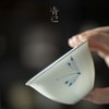 永利汇青己玉瓷手绘青花陶瓷盖碗手绘釉下彩文人器家用简约茶碗纯手工 商品缩略图2