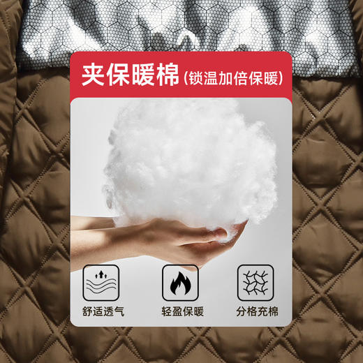 【新款DWN】大依优型大码薄棉服翻领棉衣加棉外套胖子大码男休闲商务宽松加肥加大上衣冬季男士 商品图2