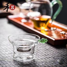 永利汇禾器玻璃茶滤奉珠茶滤器创意过滤茶叶滤茶器百财茶网茶配