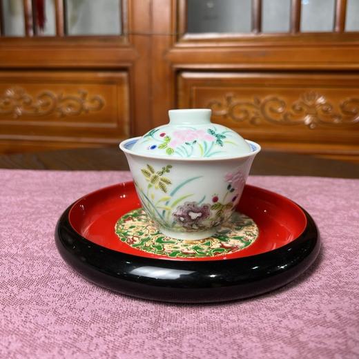 永利汇大漆壶承脱胎漆器壶托茶承日式干泡台电木盖碗壶底座手工 商品图0