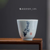 永利汇景德镇绘画品茗杯小号陶瓷茶杯功夫茶具单杯主人杯单只手工 商品缩略图3