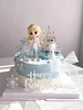 【三款】半翻糖少女蛋糕旋转音乐爱莎（部分装饰选用接近替代） 商品缩略图0