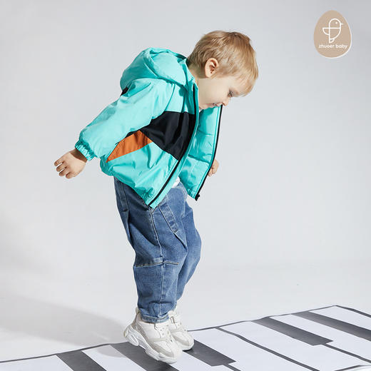 【秋冬棉衣】卓儿男小童厚棉服连帽外套适合1.5-6岁 商品图2