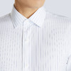 十如仕小方领钢笔蓝条纹长袖衬衫-301-01 商品缩略图3