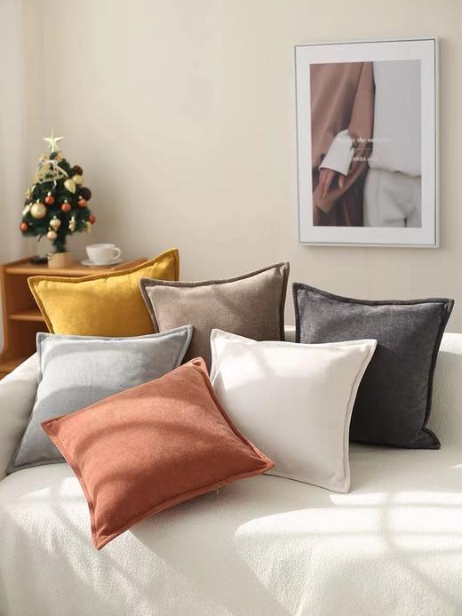 加厚雪尼尔抱枕沙发靠垫 商品图0