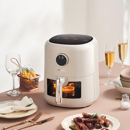 小熊（Bear） 可视窗口自动化空气炸锅家用大功率无油烟低脂多功能电炸锅薯条机3.5L大容量 【3.5L升级款】QZG-E14L5 商品图2