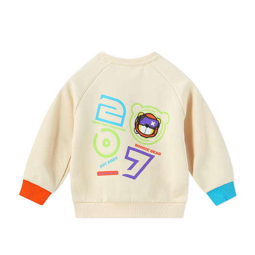 BOOGIEBEAR卜吉熊童装冬季加厚圆领卫衣80-120 GF4255308 商品图1