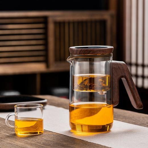 永利汇磁吸智能定时玻璃内胆茶水分离泡茶壶耐高温飘逸杯自动泡茶专用 商品图3
