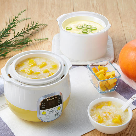 【小程序】小熊电炖盅 DDZ-B08L3 杏色 电子式 白瓷内胆 商品图4