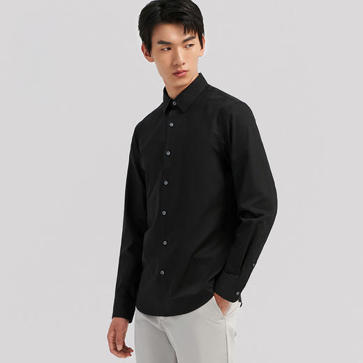 十如仕100%新疆棉免烫休闲长袖衬衫SS02 商品图1