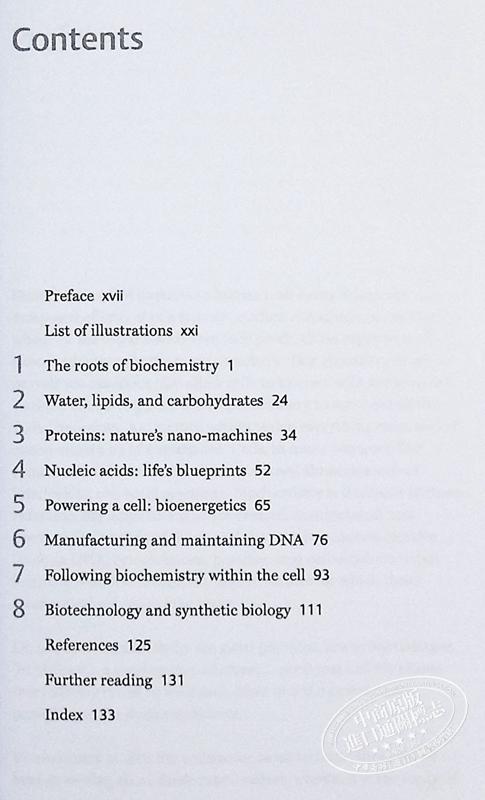 【中商原版】牛津通识读本 生物化学 Biochemistry A Very Short Introduction 英文原版 Mark Lorch 商品图4