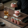 永利汇樱粉桃手绘盖碗旅行布包套装陶瓷功夫茶具主人杯日式手工简约便携 商品缩略图1