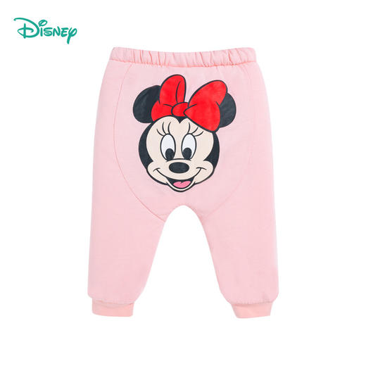 迪士尼童装秋冬季小童夹棉保暖长裤米奇唐老鸭休闲束脚裤234K1372 商品图11