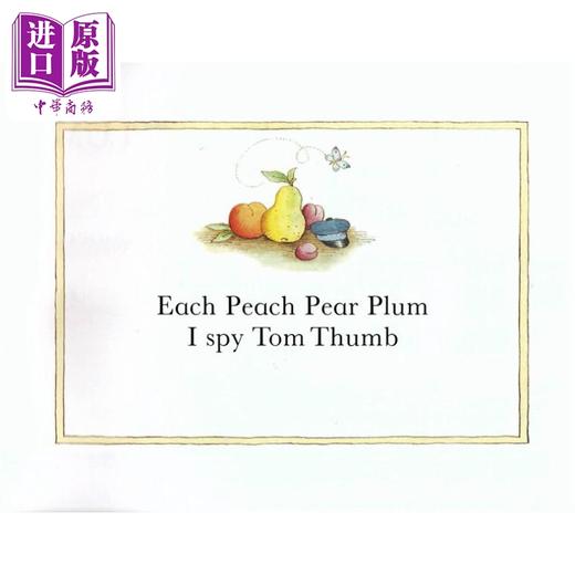 【中商原版】每个桃子梨子李子 英文童书 Each peach pear plum 猜谜亲子绘本 英文原版 儿童绘本 图画故事书 进口儿童读物 商品图2