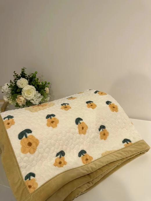 曼庭生活仿貂绒两用床盖 商品图6