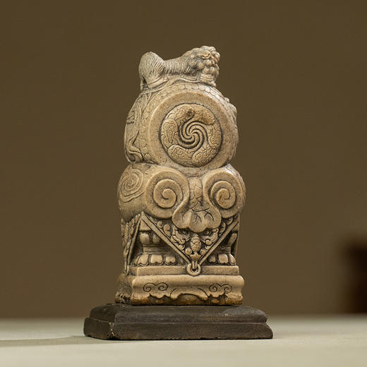 清 石雕抱鼓墩摆件 商品图0