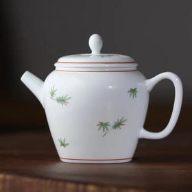 永利汇复古陶瓷功夫茶壶小单壶家用釉上五彩泡茶壶白瓷功夫茶具