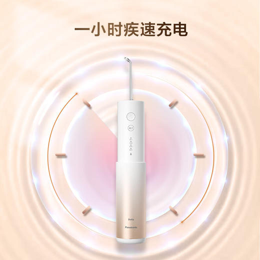 松下（Panasonic）冲牙器 洗牙器 水牙线 全身水洗 伸缩便携式设计 小圆管  EW-WDJ4BN405 【礼物】 商品图5
