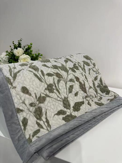 曼庭生活仿貂绒两用床盖 商品图8