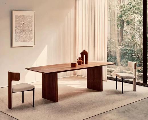 Adam 长餐桌 | 台面胡原/水洗白/ 橡黑/烤漆/大理石/岩板可选，详询客服 商品图2