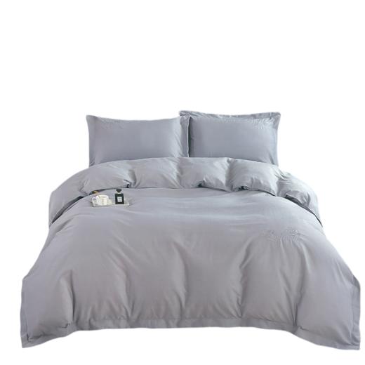 【紫韵家纺】“倾城之恋”全棉阳绒床饰套件（灰）/ZY-TG1662 商品图2